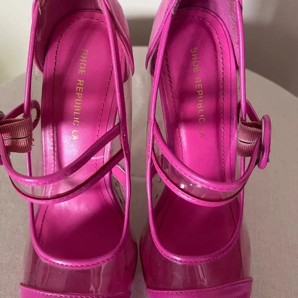 Barbie Pink 6 inch heels Shoe Republic LA - Picture 4 of 8